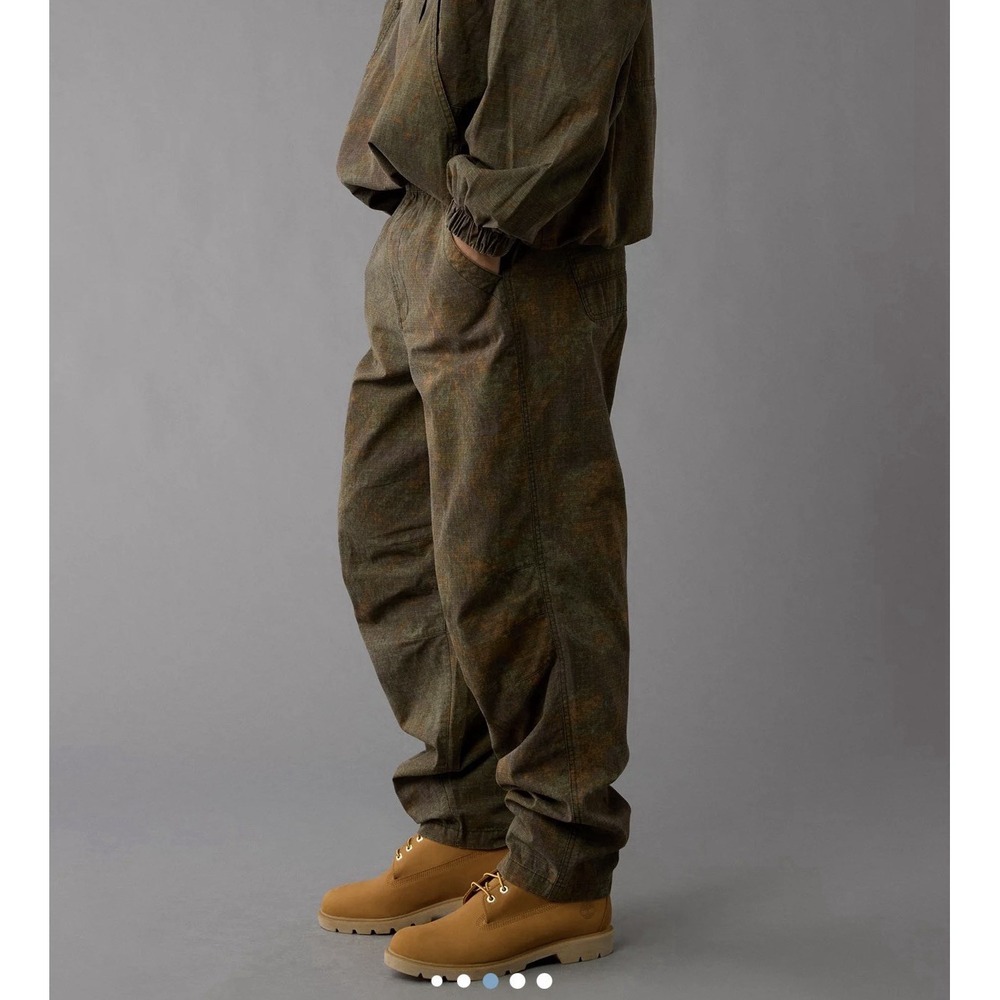 Timberland x AE Camo Ripstop Pant Camouflage Size 32x30 Relaxed Fit